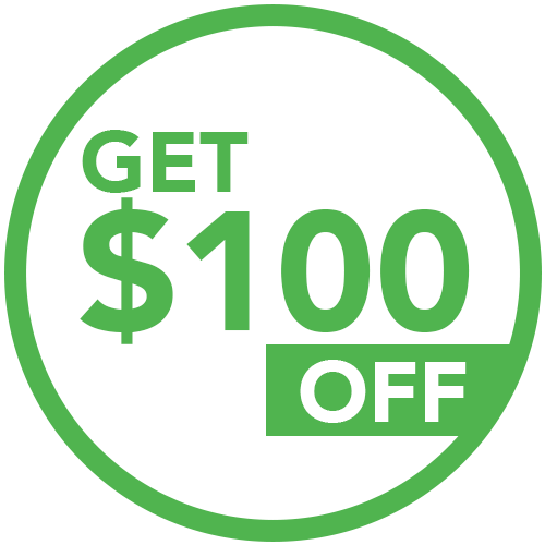 Get $100 Off