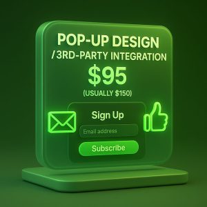 Pop-Up Design / Integration (3rd Party)